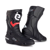 Stivali S MIURA EVO WP, stivali moto impermeabili neri. Comfort e sicurezza per motociclisti. Di ELEVEIT MOTOBOOTS.